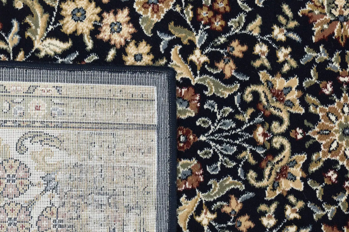 Dynamic Rugs Ancient Garden 57078 Blue / Ivory Rugs - Corner