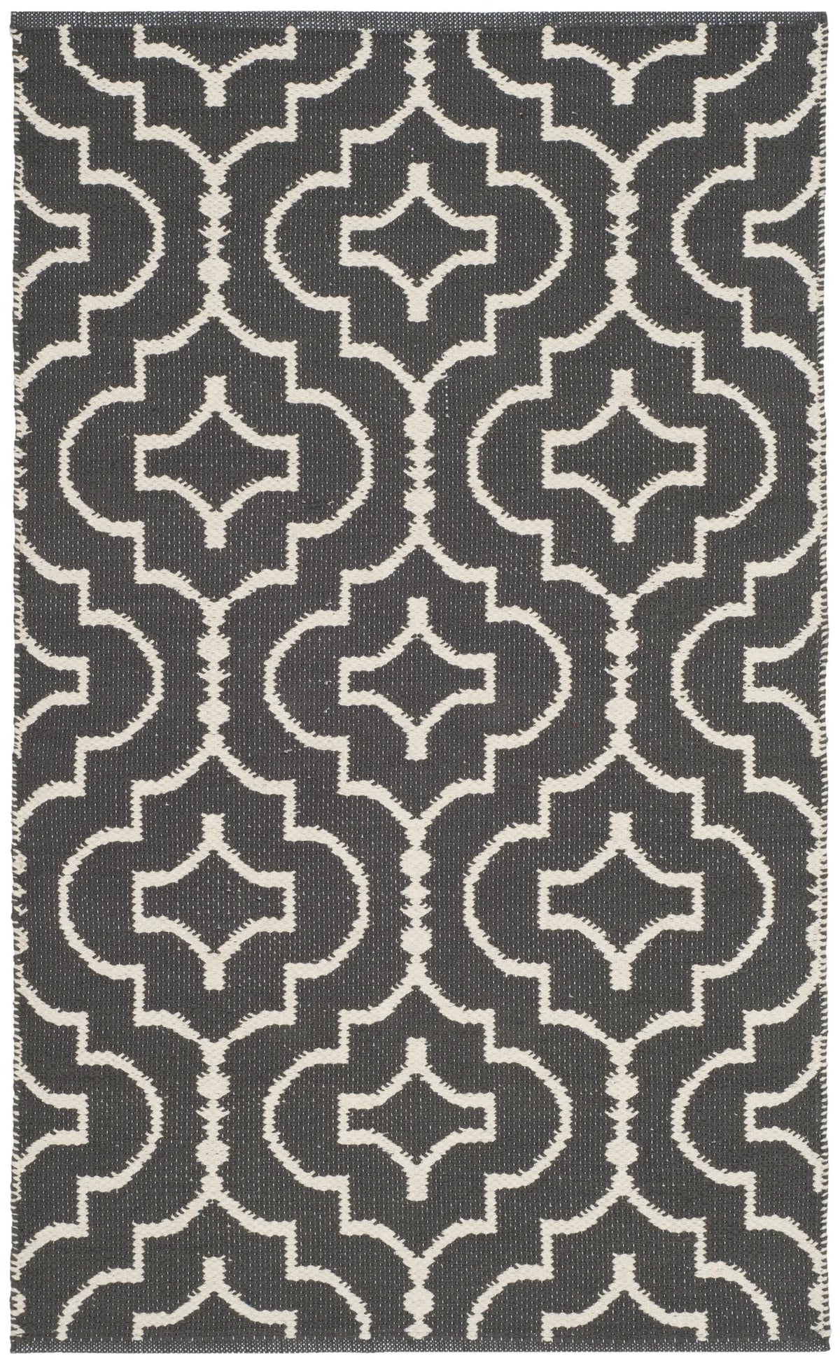 Safavieh Montauk 2'-0" x 3'-0" Rug in Dark Grey / Ivory