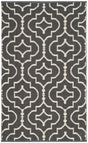 Safavieh Montauk 2'-0" x 3'-0" Rug in Dark Grey / Ivory