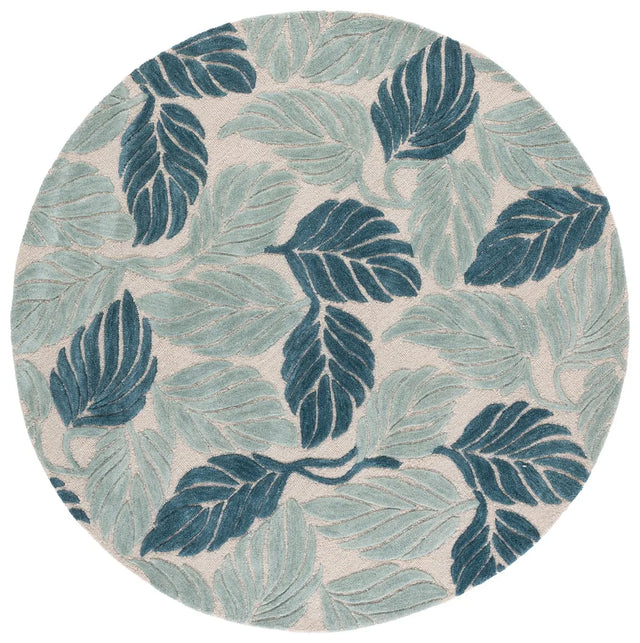 Safavieh Jardin 6'-0" x 6'-0" Rug in Blue / Ivory