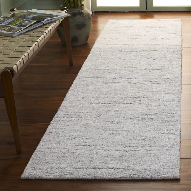 Safavieh Ebony 2'-3" x 9'-0" Rug in Ivory / Dark Grey