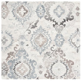 Safavieh Suzani 6'-0" x 6'-0" Rug in Ivory / Grey