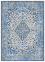 Safavieh Courtyard 4'-0" x 5'-7" Rug in Blue / Grey