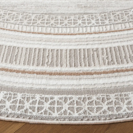 Safavieh Parker 6'-7" x 6'-7" Rug in Taupe / Grey Gold