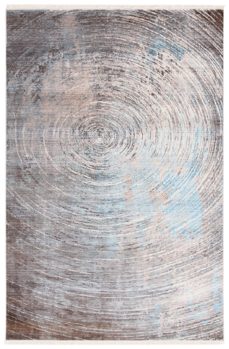 Safavieh Vintage Persian 4'-0" x 6'-0" Rug in Grey / Blue