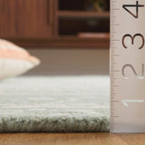 Safavieh Micro-Loop 4'-0" x 6'-0" Rug in Sage / Ivory