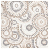 Safavieh Cabana 6'-7" x 6'-7" Rug in Grey / Ivory