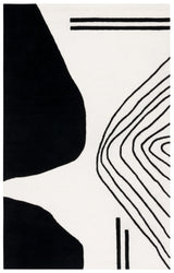 Safavieh Rodeo Drive 4'-0" x 6'-0" Rug in Ivory / Black