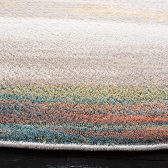 Safavieh Skyler 6'-7" x 6'-7" Rug in Beige / Terracotta