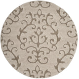 Safavieh Florida Shag 5'-0" x 5'-0" Rug in Cream / Beige