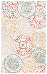 Safavieh Metro 4'-0" x 6'-0" Rug in Ivory / Grey