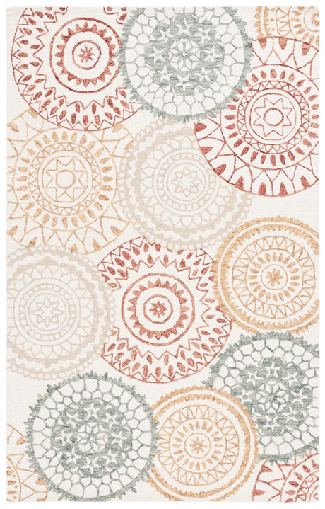 Safavieh Metro 4'-0" x 6'-0" Rug in Ivory / Grey