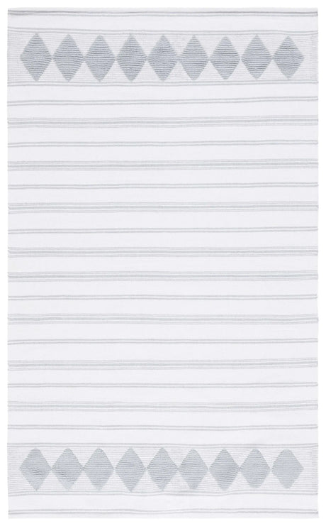 Safavieh Montauk 4'-0" x 6'-0" Rug in Aqua / Ivory