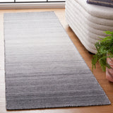 Safavieh Kilim 2'-3" x 9'-0" Rug in Dark Grey / Ivory