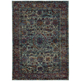 Oriental Weavers Sphinx Andorra 6846B Blue/Purple Rugs - main flat
