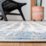 Safavieh Amelia 4'-5" x 6'-5" Rug in Grey / Rust
