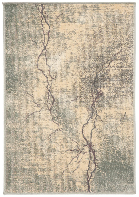 Safavieh Constellation Vintage 2'-0" x 3'-0" Rug in Light Grey / Multi