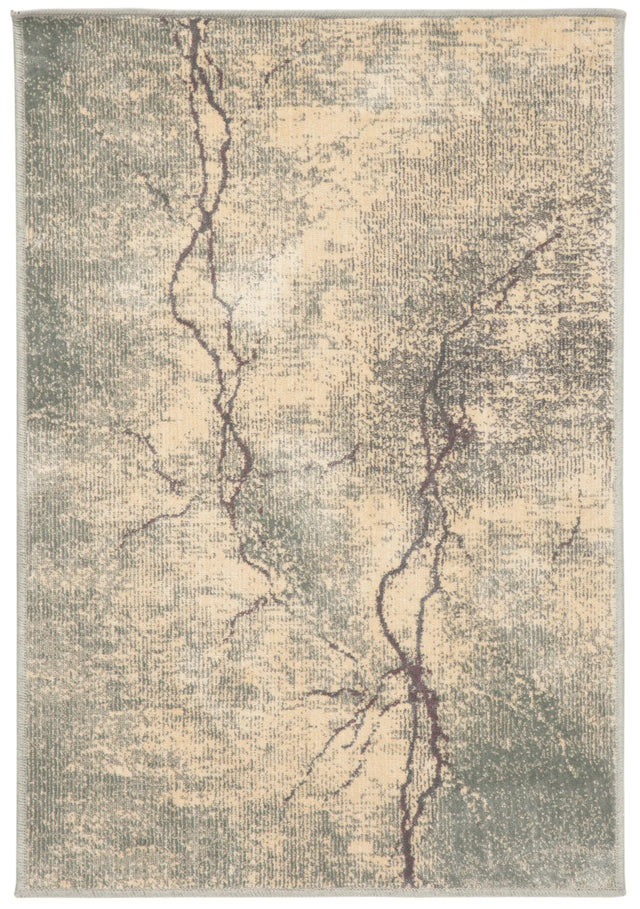 Safavieh Constellation Vintage 2'-0" x 3'-0" Rug in Light Grey / Multi