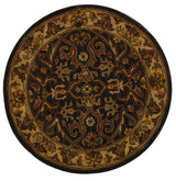 Safavieh Heritage 4'-0" x 4'-0" Rug in Charcoal / Beige