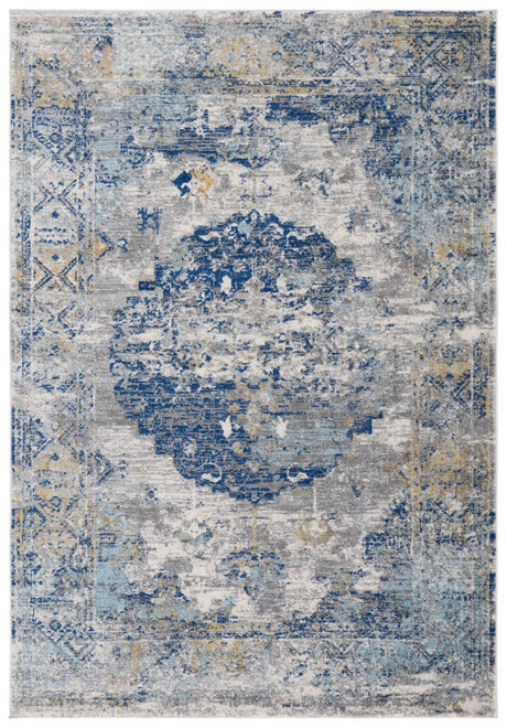 Safavieh Madison 4'-0" x 6'-0" Rug in Light Grey / Blue