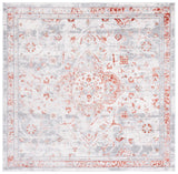 Safavieh Shivan 100 6'-7" x 6'-7" Rug in Ivory / Rust