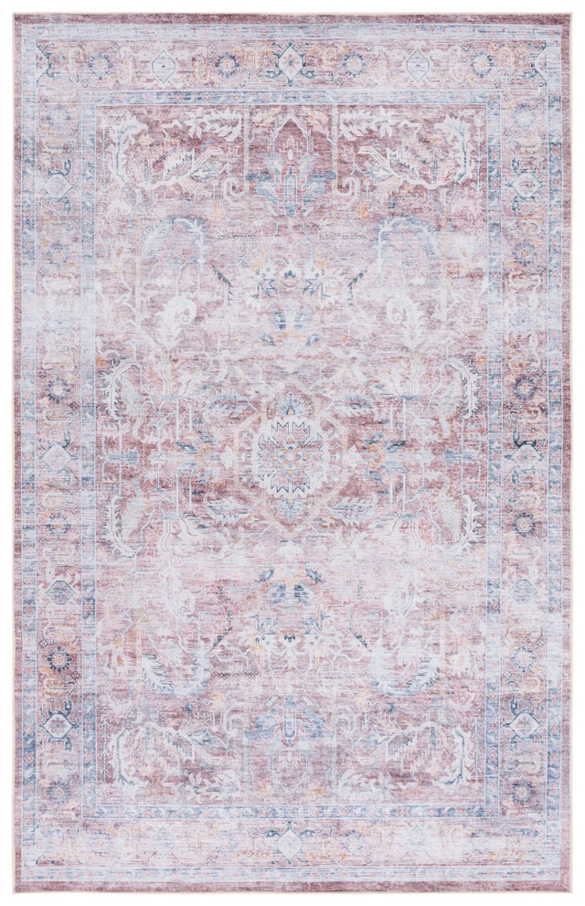 Safavieh Tucson 4'-0" x 6'-0" Rug in Rust / Beige