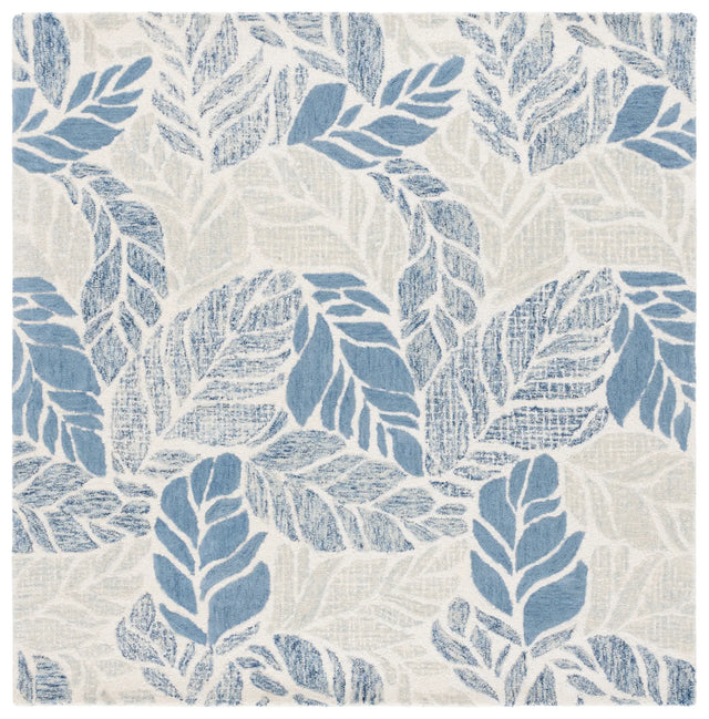 Safavieh Martha Stewart 300 6'-0" x 6'-0" Rug in Ivory / Blue