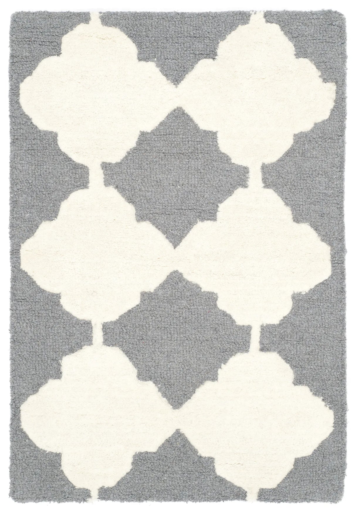 Safavieh Cambridge 2'-0" x 3'-0" Rug in Dark Grey / Ivory