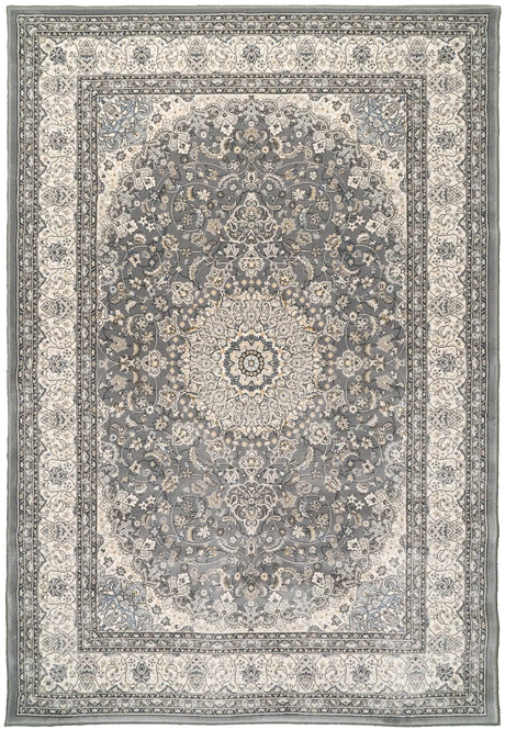 Dynamic Rugs Ancient Garden 57119 Grey / Cream Rugs - Rectangular