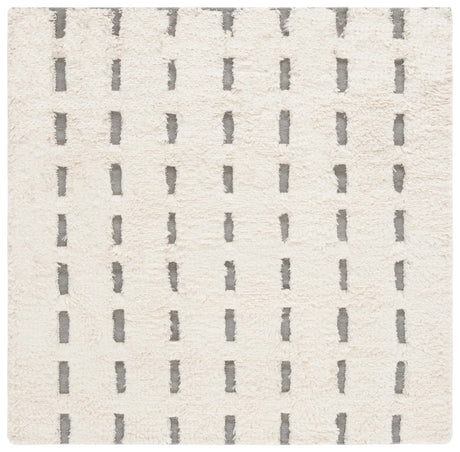 Safavieh Casablanca 6'-0" x 6'-0" Rug in Grey / Ivory