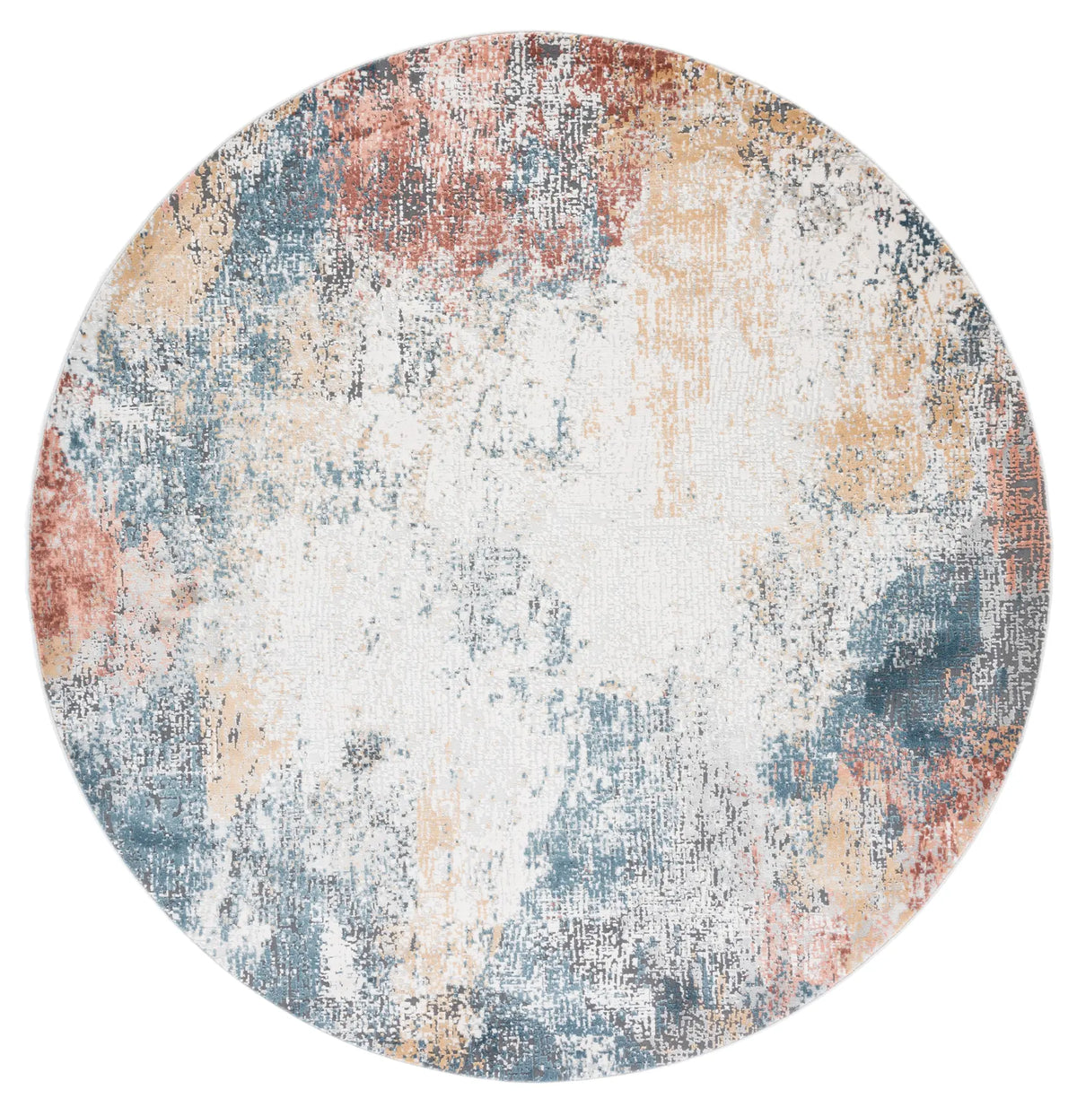 Safavieh Invista 6'-7" x 6'-7" Rug in Ivory / Multi