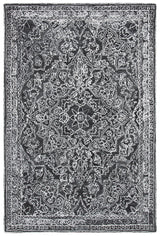 Safavieh Marquee 4'-0" x 6'-0" Rug in Black / Ivory