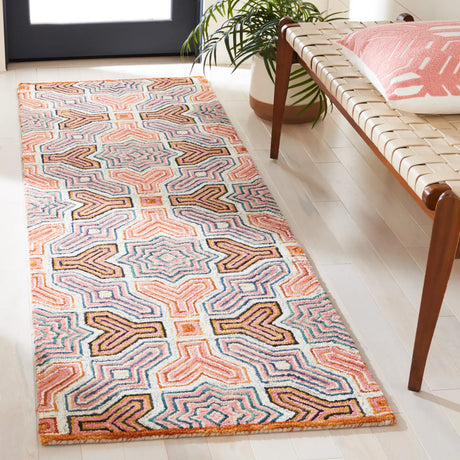 Safavieh Aspen 2'-3" x 7'-0" Rug in Pink / Orange