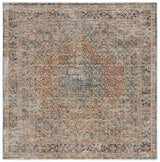 Safavieh Silverado 6'-4" x 6'-4" Rug in Blue / Rust