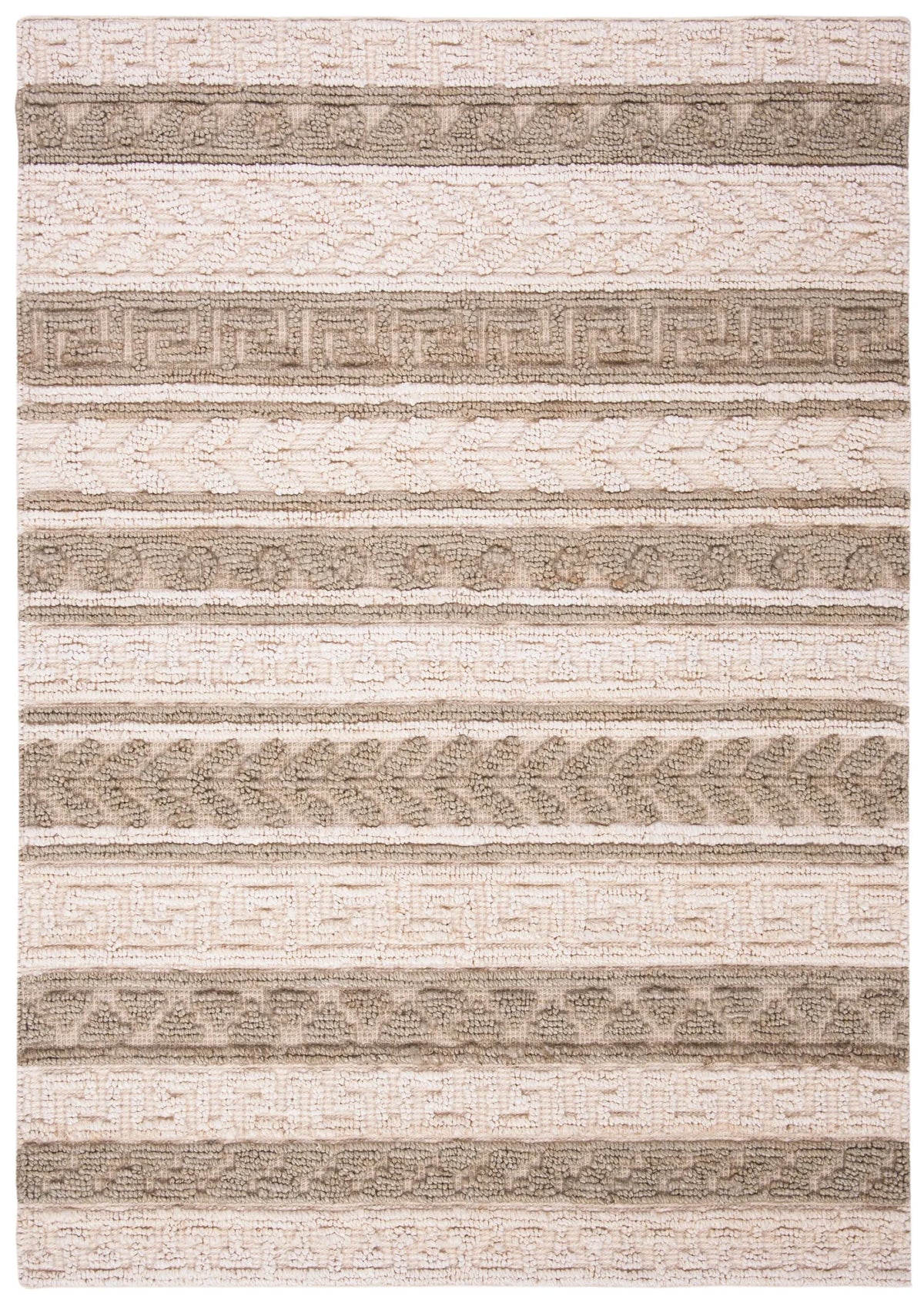 Safavieh Natural Fiber 4'-0" x 6'-0" Rug in Green / Ivory