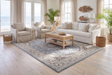 Dynamic Rugs Ancient Garden 57119 Steel Blue / Cream Rugs - Room
