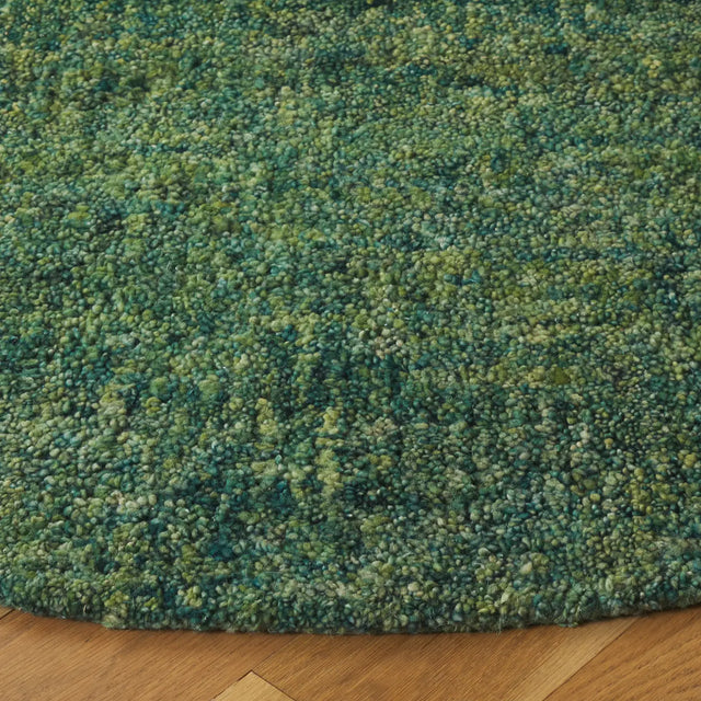 Safavieh Gabbeh 6'-0" x 6'-0" Rug in Green