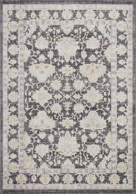 Loloi Monroe Mon-05 Charcoal/Natural Rug - main flat