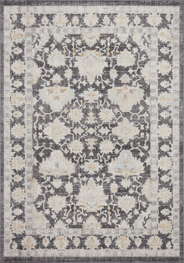 Loloi Monroe Mon-05 Charcoal/Natural Rug - main flat