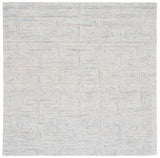 Safavieh Ikat 6'-0" x 6'-0" Rug in Teal / Grey