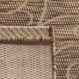 Safavieh Courtyard 6'-7" x 9'-6" Rug in Dark Beig / Beige