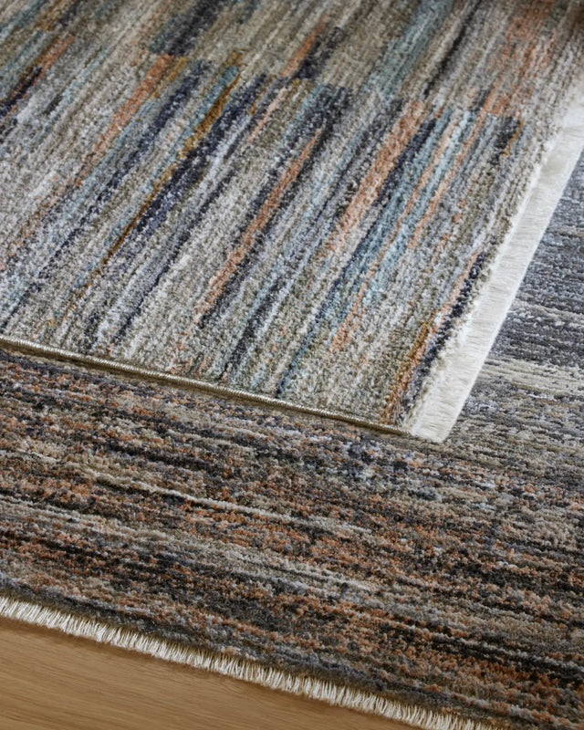 Loloi Soho Soh-03 Multi/Sand Rug - styled aerial 2