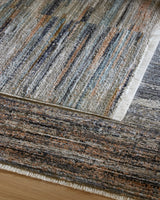 Loloi Soho Soh-07 Multi/Dove Rug - styled aerial 2