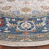 Safavieh Rosewood 6'-7" x 6'-7" Rug in Ivory / Blue
