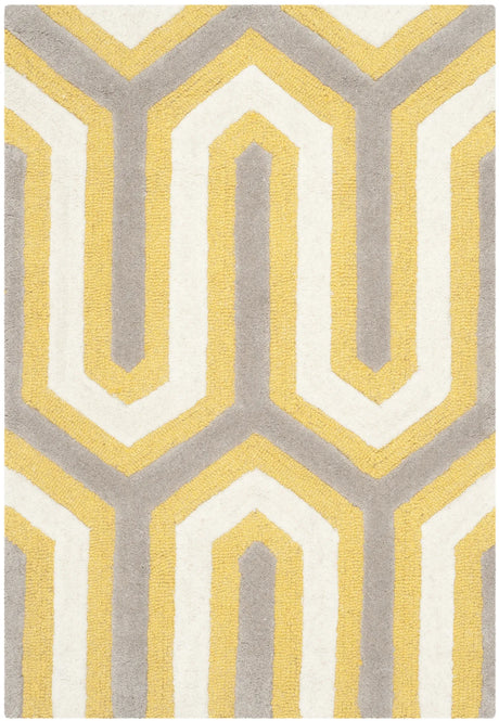 Safavieh Cambridge 2'-0" x 3'-0" Rug in Gold / Grey