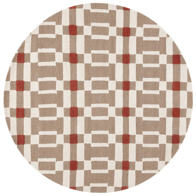 Safavieh Genre 6'-0" x 6'-0" Rug in Ivory / Beige