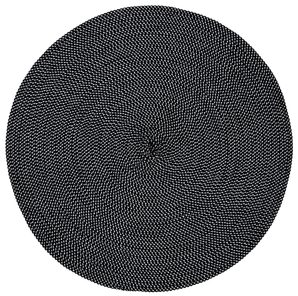 Safavieh Braided 3'-0" x 3'-0" Rug in Black / White