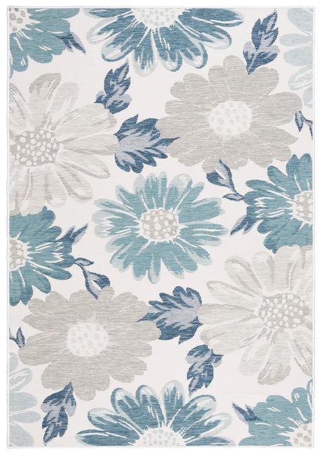 Safavieh Sunrise 4'-0" x 5'-7" Rug in Ivory / Blue Grey