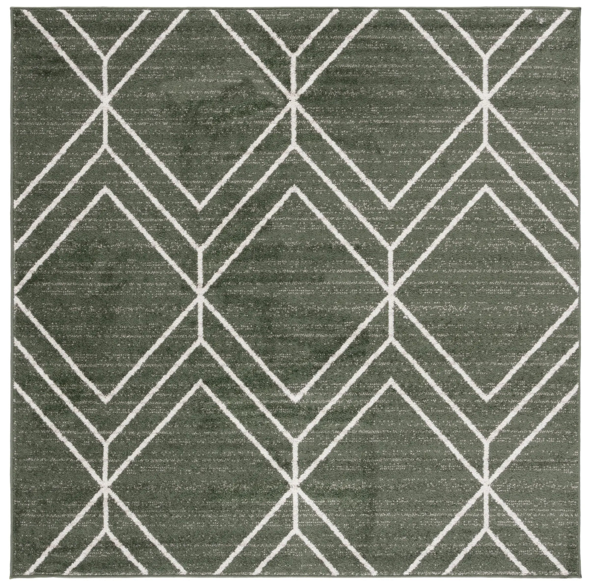 Safavieh Adirondack 6'-0" x 6'-0" Rug in Dark Green / Ivory