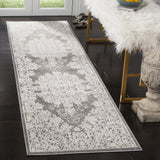 Safavieh Reflection 2'-3" x 10'-0" Rug in Dark Grey / Cream